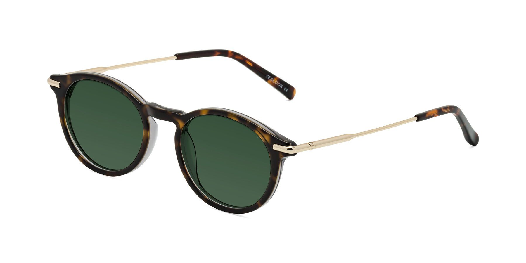 Angle of Gupta in Tortoise with Green Tinted Lenses