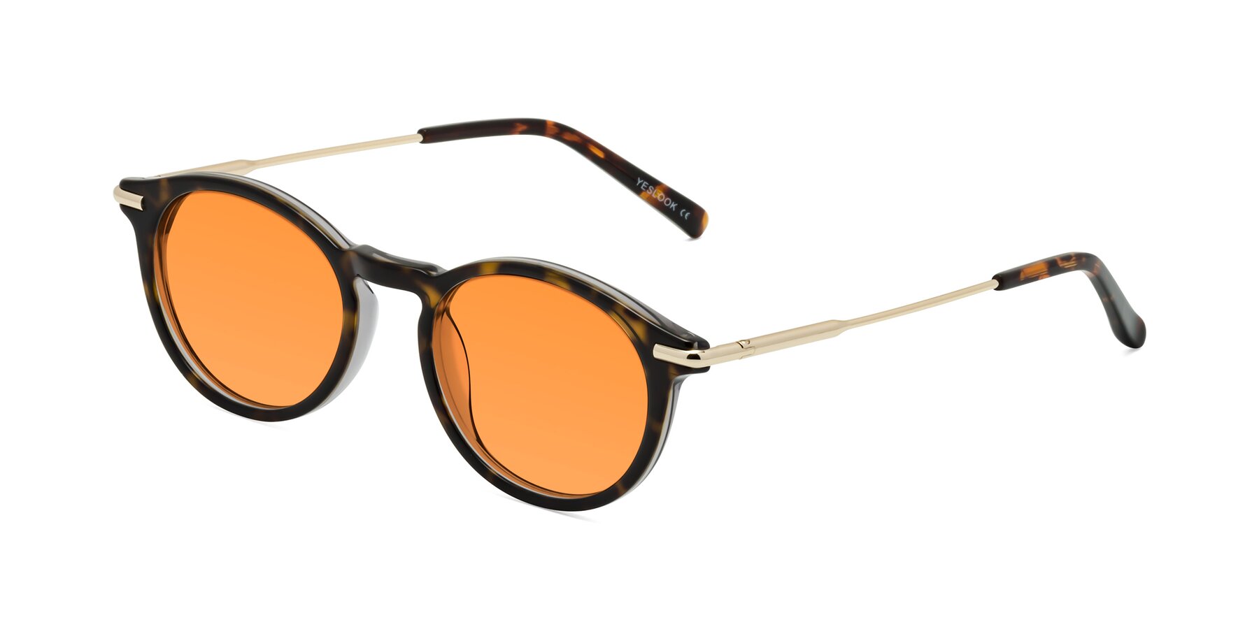 Angle of Gupta in Tortoise with Orange Tinted Lenses