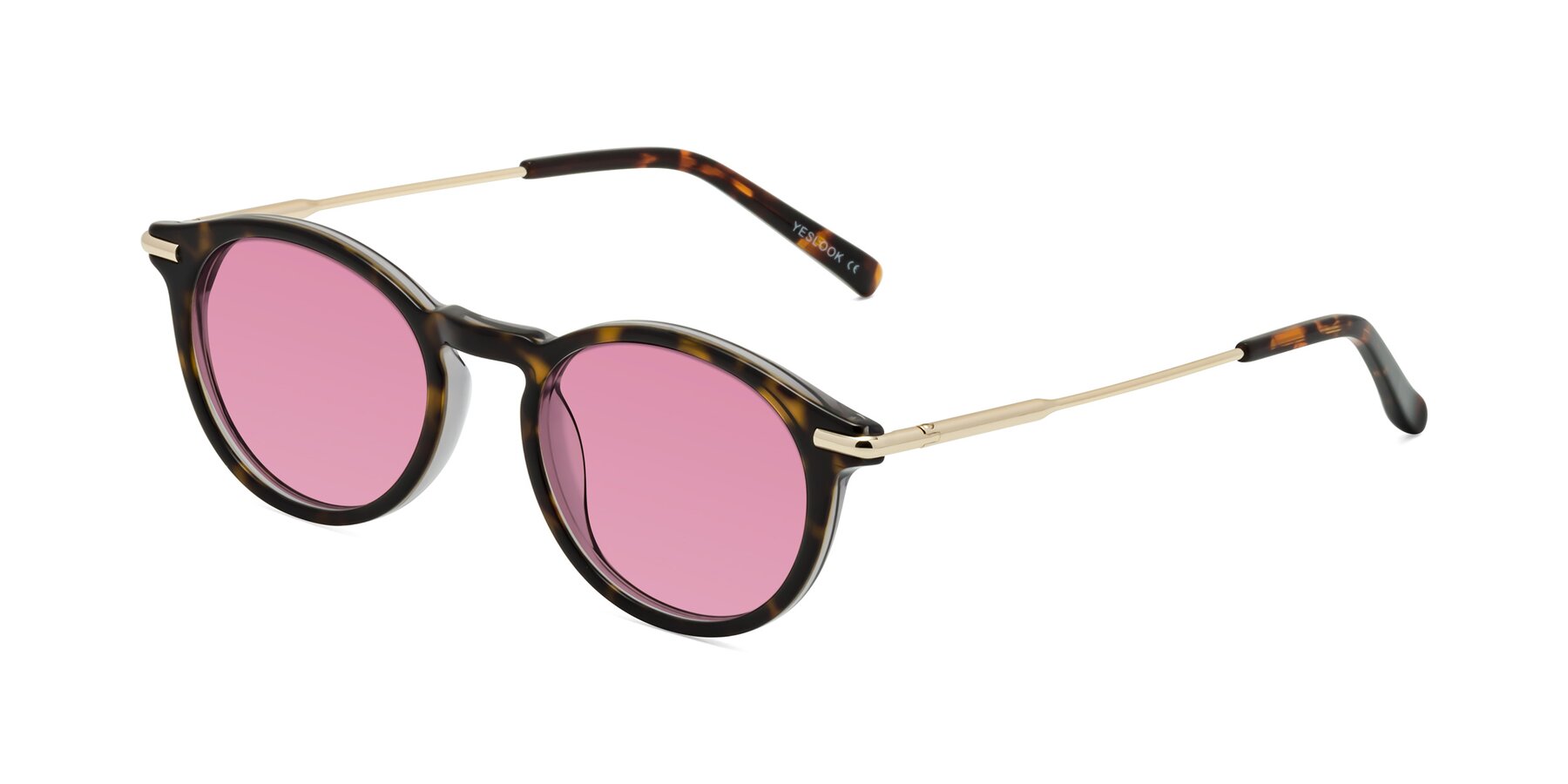 Angle of Gupta in Tortoise with Medium Wine Tinted Lenses