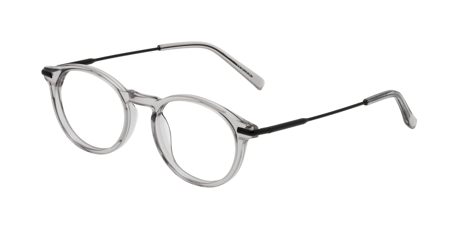 Angle of Gupta in Transparent Gray with Clear Reading Eyeglass Lenses