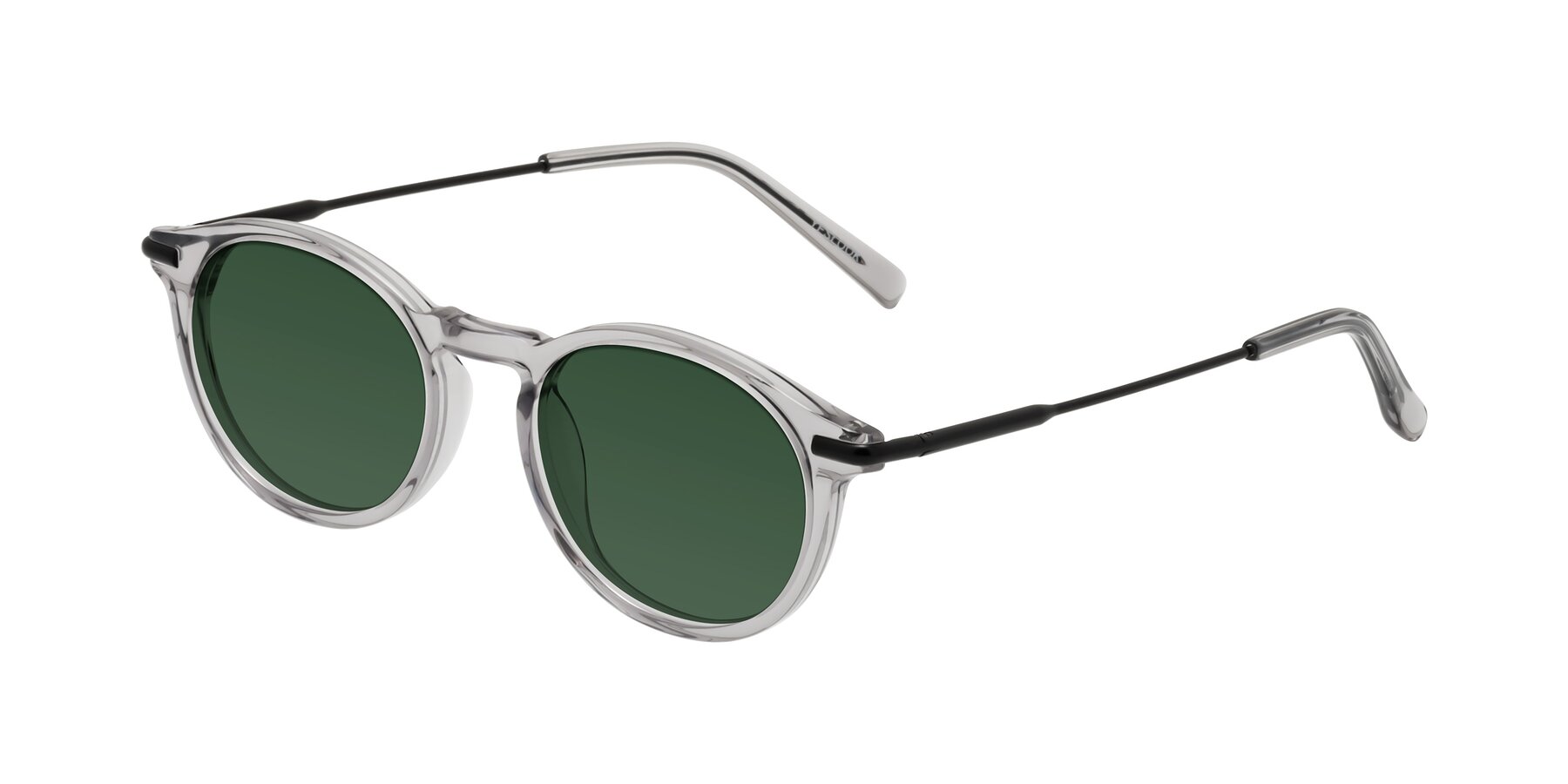 Angle of Gupta in Transparent Gray with Green Tinted Lenses