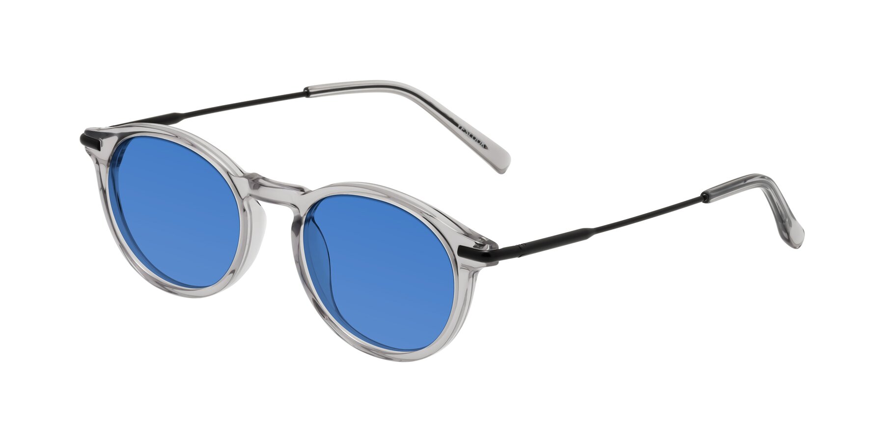 Angle of Gupta in Transparent Gray with Blue Tinted Lenses