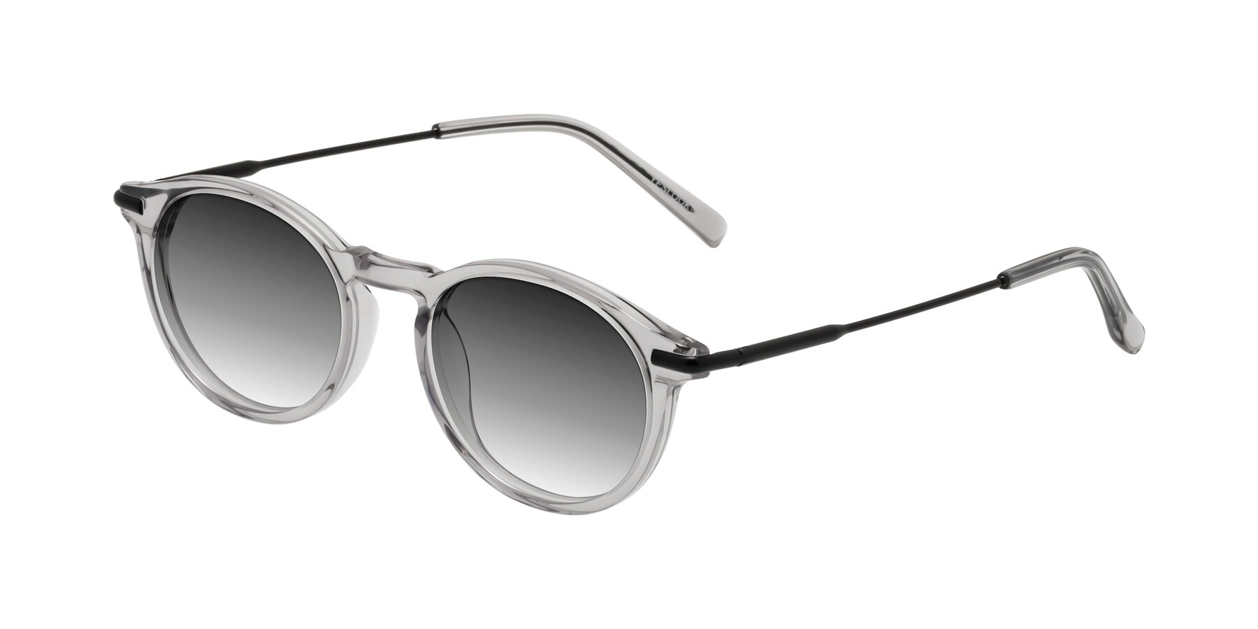 Angle of Gupta in Transparent Gray with Gray Gradient Lenses
