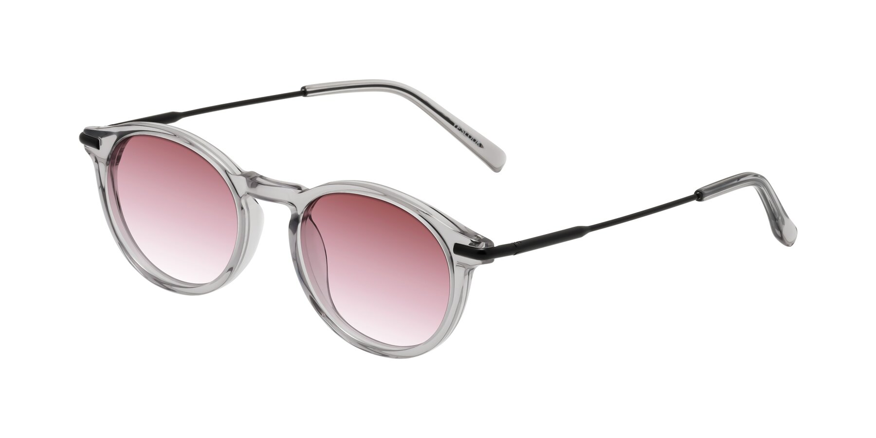 Angle of Gupta in Transparent Gray with Garnet Gradient Lenses