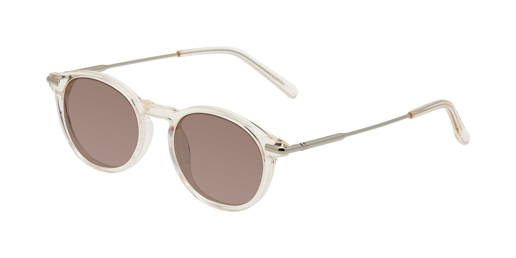 Angle of Gupta in Clear with Medium Brown Tinted Lenses