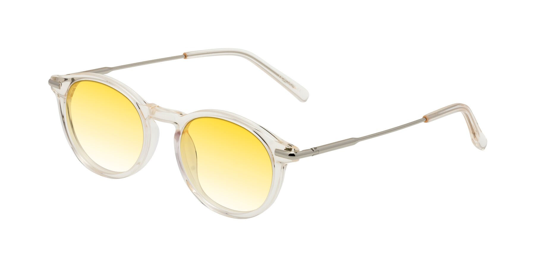 Angle of Gupta in Clear with Yellow Gradient Lenses