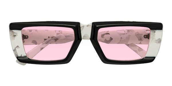 Front of Hasan in Black / White Tortoise