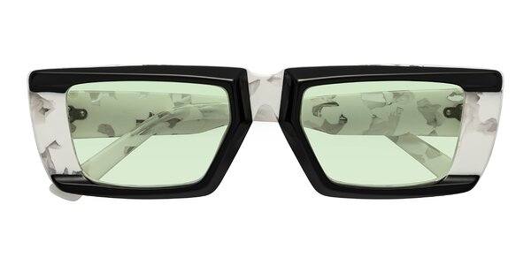 Front of Hasan in Black / White Tortoise