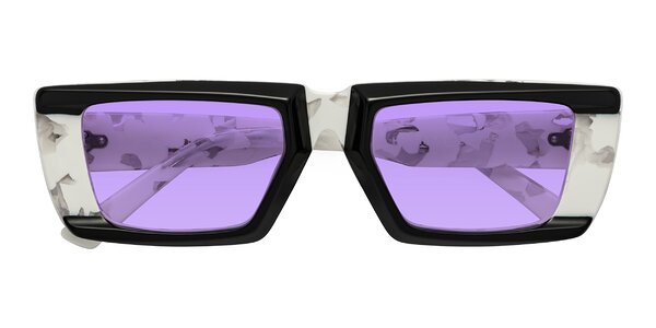 Front of Hasan in Black / White Tortoise