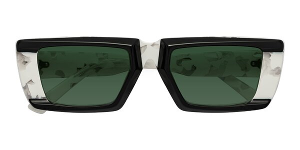 Front of Hasan in Black / White Tortoise