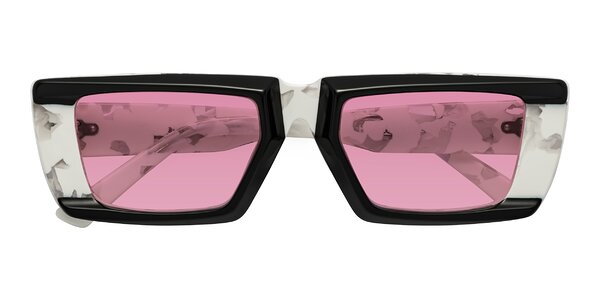 Front of Hasan in Black / White Tortoise