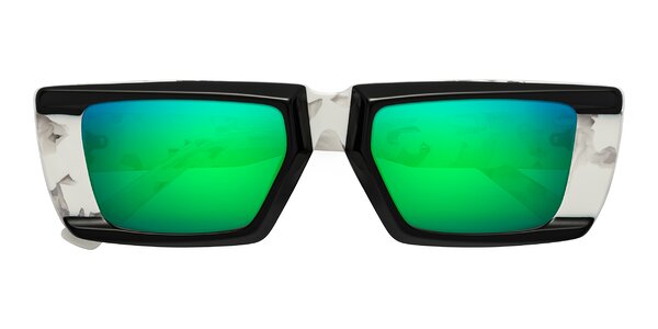 Front of Hasan in Black / White Tortoise
