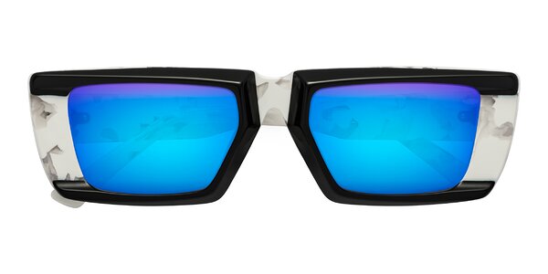 Front of Hasan in Black / White Tortoise