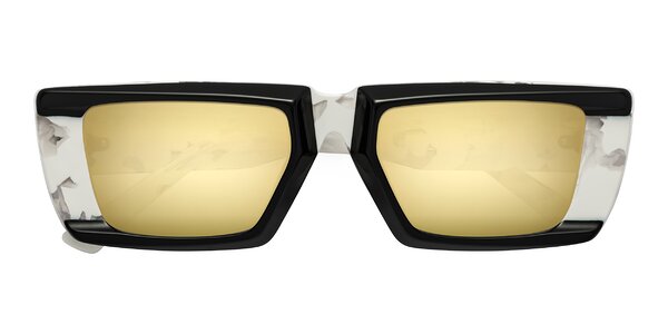 Front of Hasan in Black / White Tortoise