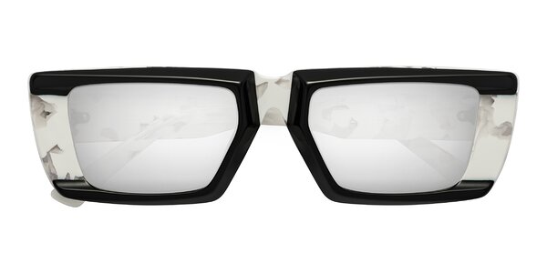 Front of Hasan in Black / White Tortoise