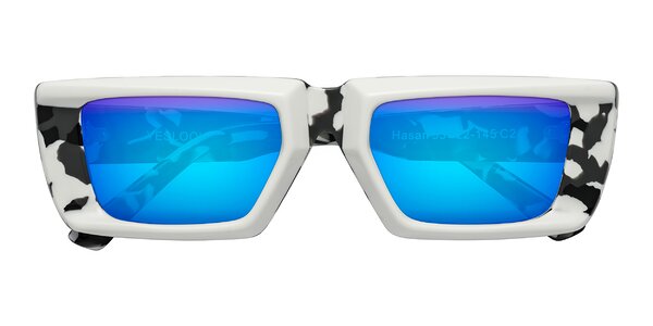 Front of Hasan in White / Black Tortoise