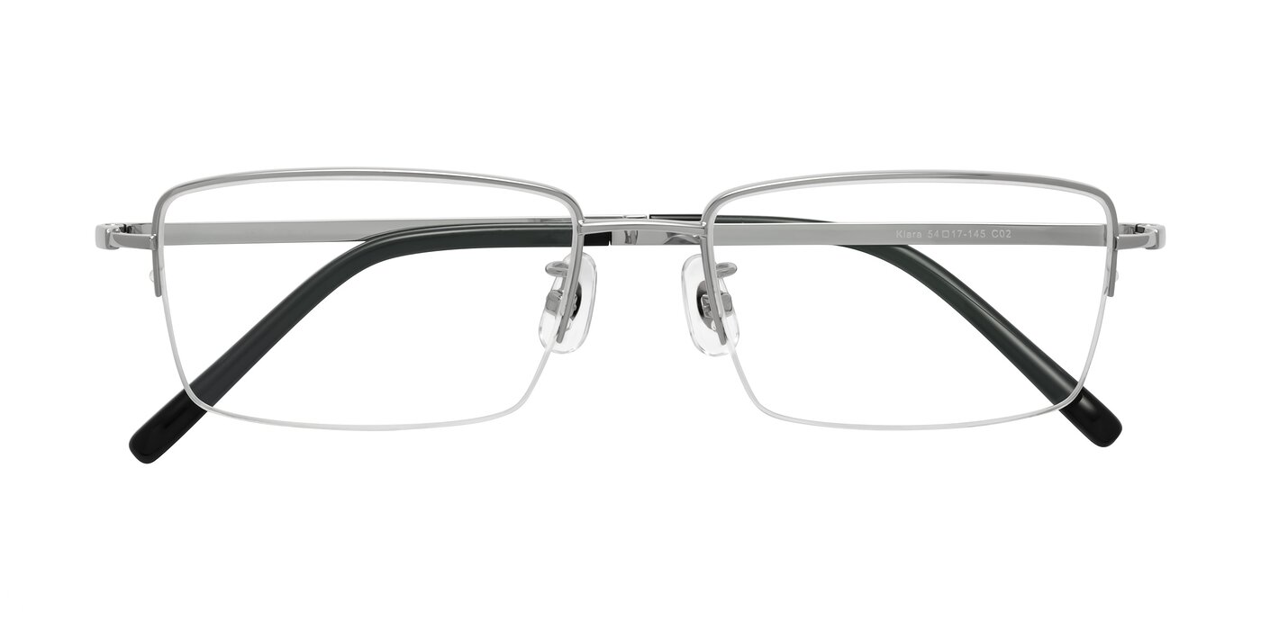 Kiara - Silver Eyeglasses