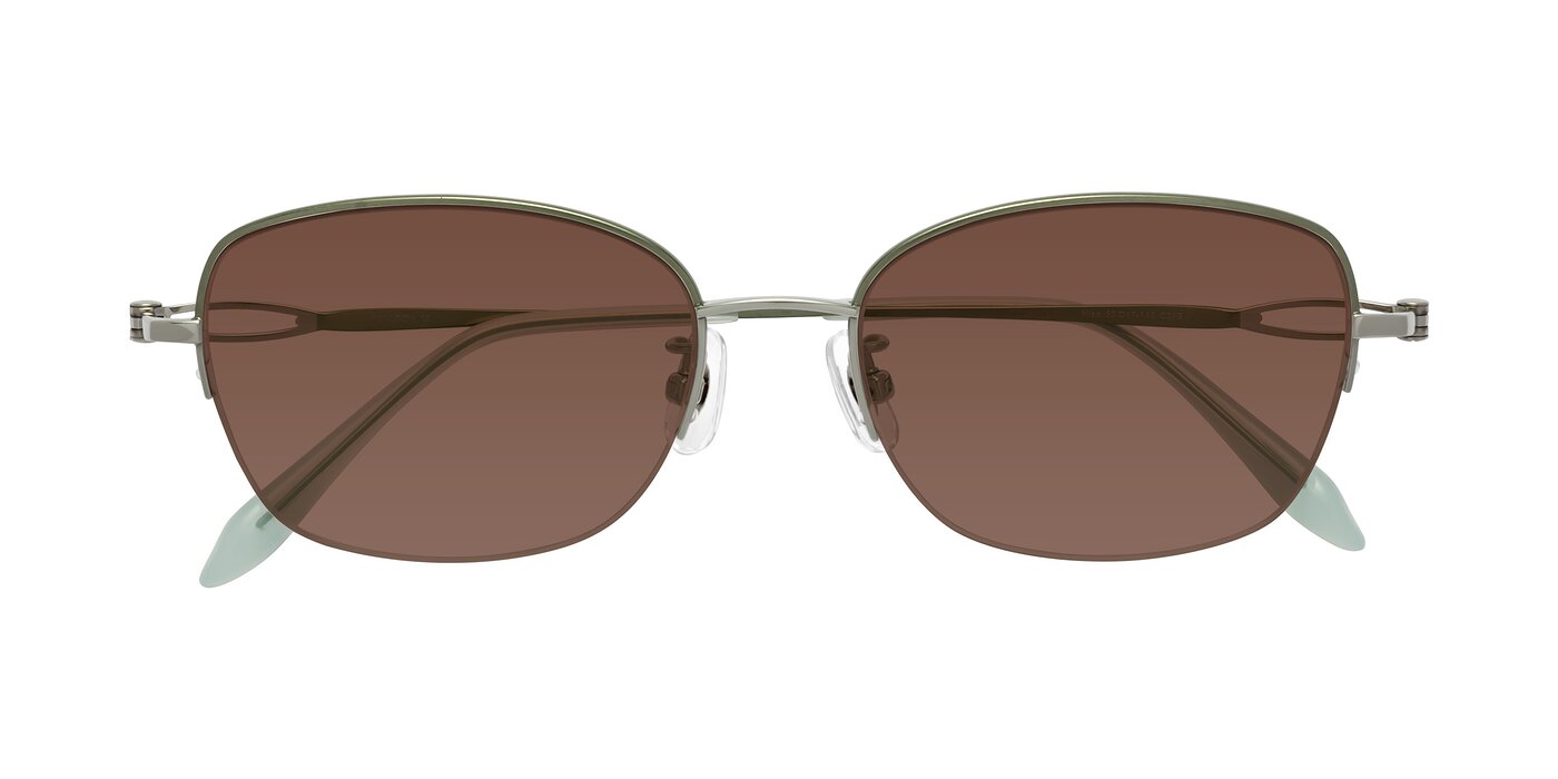 Hiso - Light Green Tinted Sunglasses