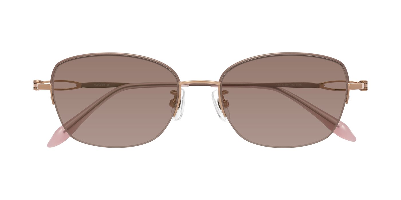 Hiso - Dusty Rose Tinted Sunglasses