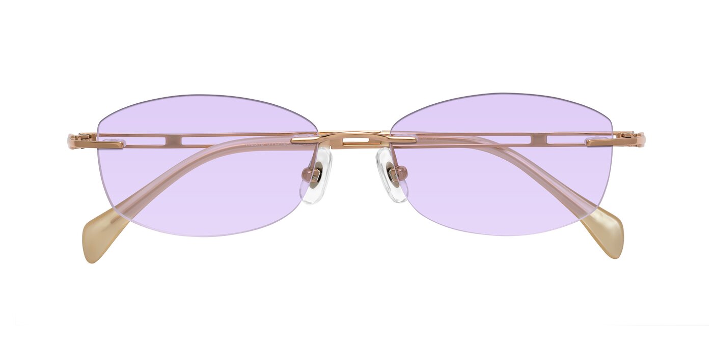 Washa - Rose Gold Tinted Sunglasses