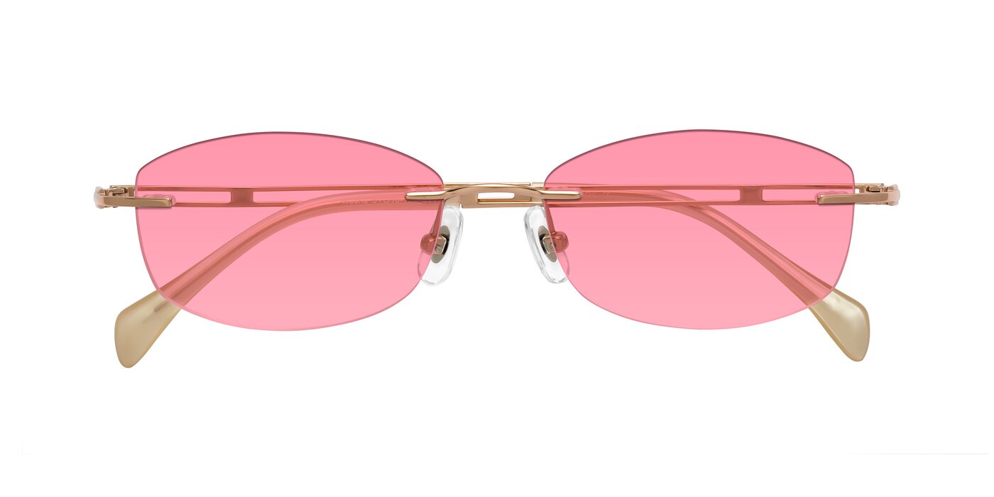 Washa - Rose Gold Tinted Sunglasses