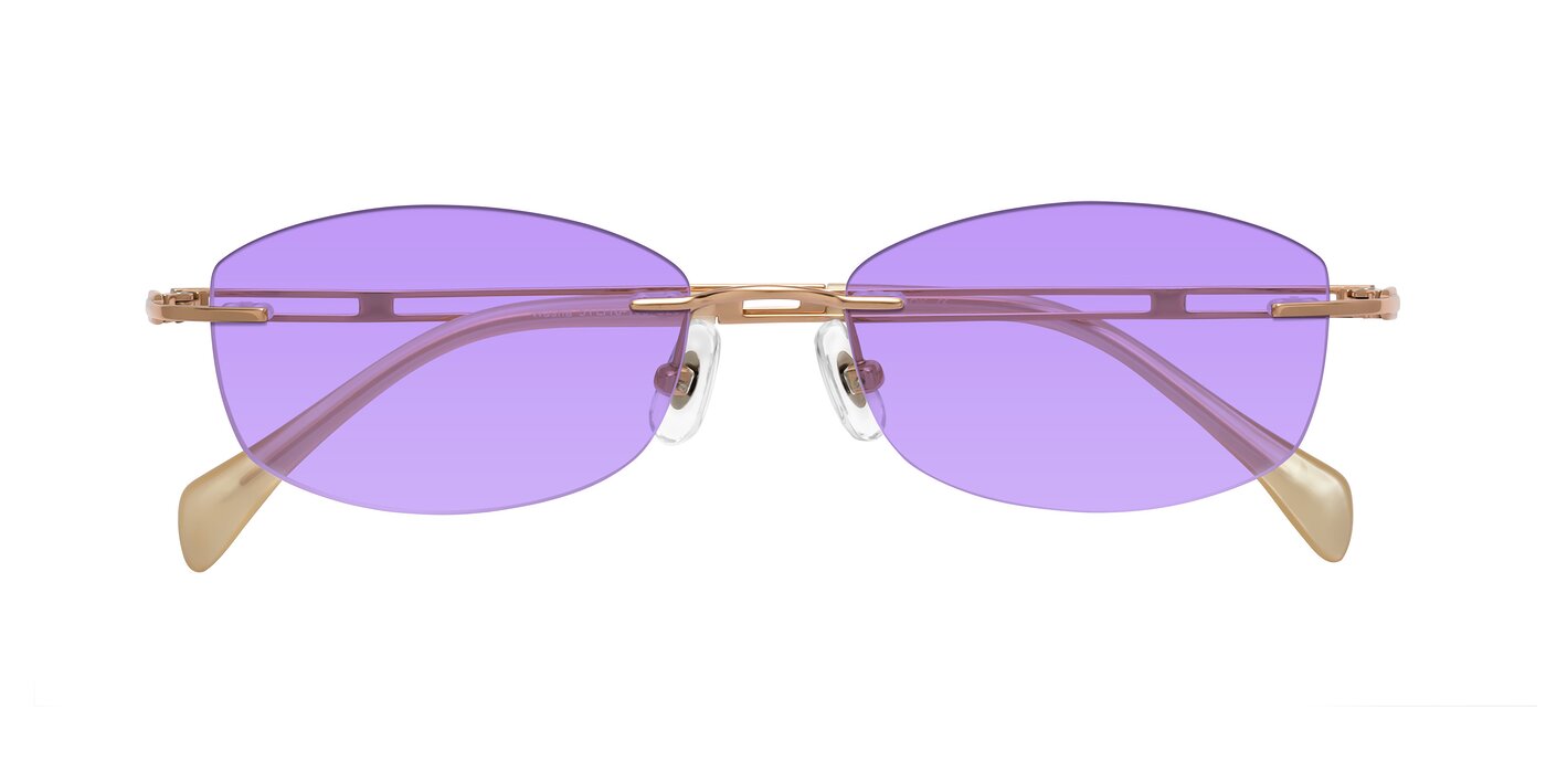 Washa - Rose Gold Tinted Sunglasses