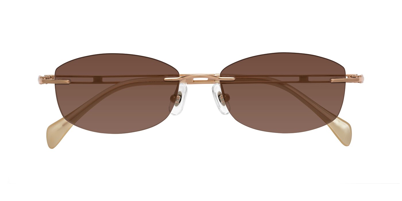 Washa - Rose Gold Tinted Sunglasses