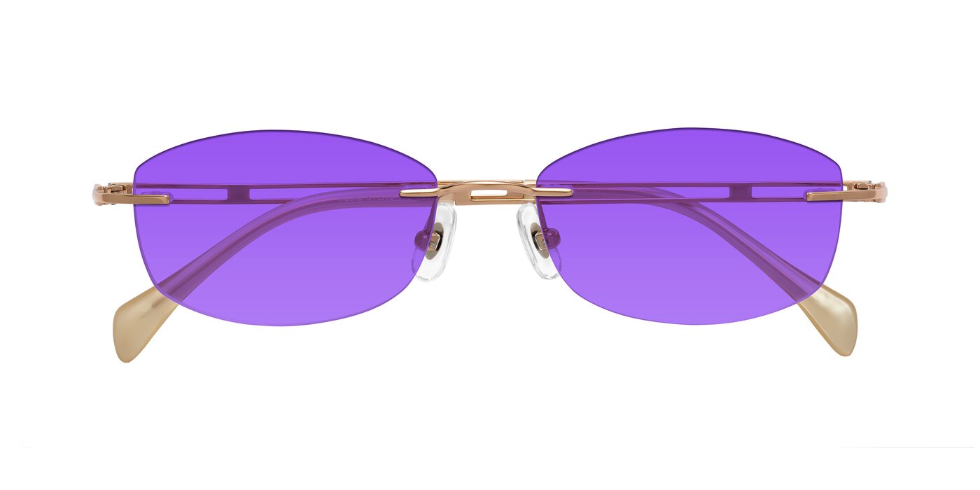 Washa - Rose Gold Tinted Sunglasses