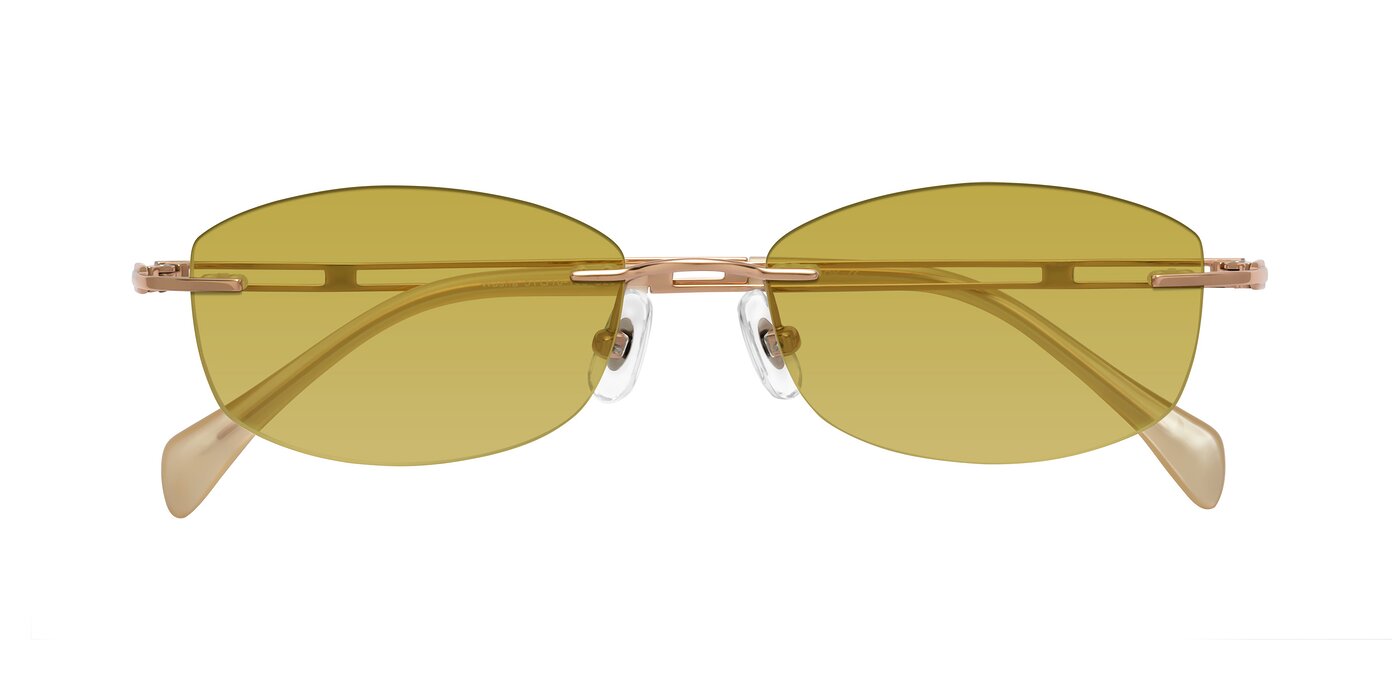 Washa - Rose Gold Tinted Sunglasses