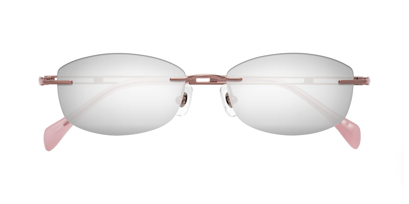 Washa - Lilac Gold Flash Mirrored Sunglasses