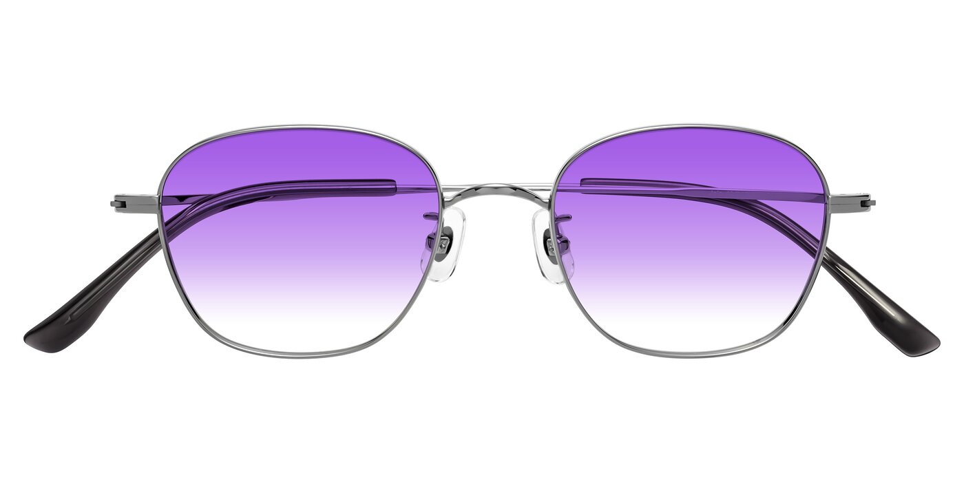 Jelo - Silver Gradient Sunglasses