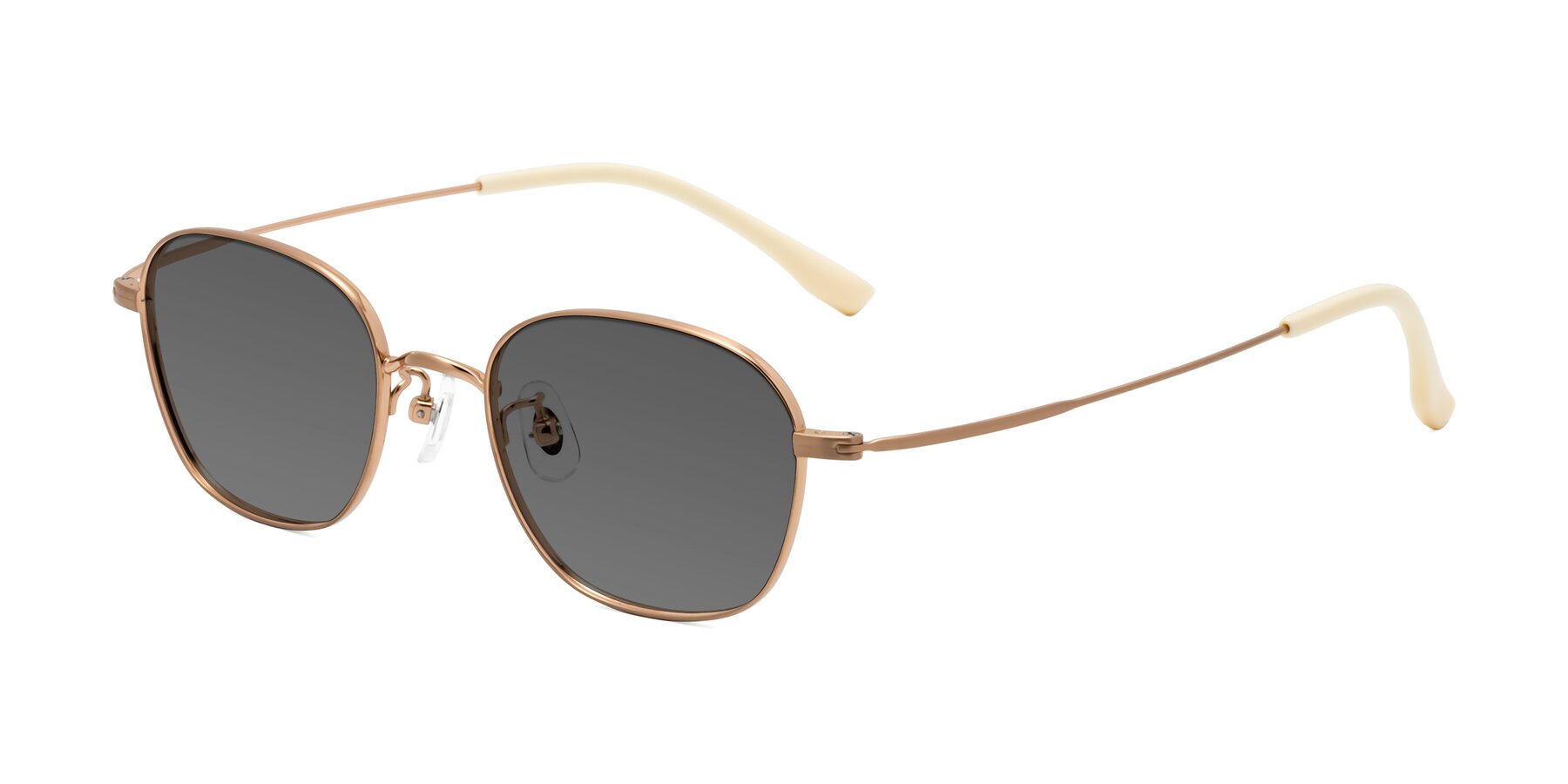 Angle of Jelo in Bronze with Medium Gray Tinted Lenses