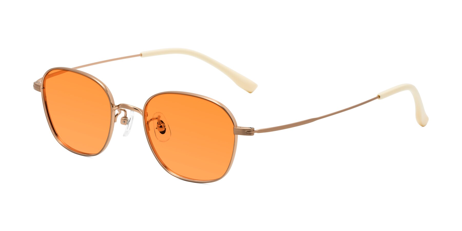 Angle of Jelo in Bronze with Orange Tinted Lenses