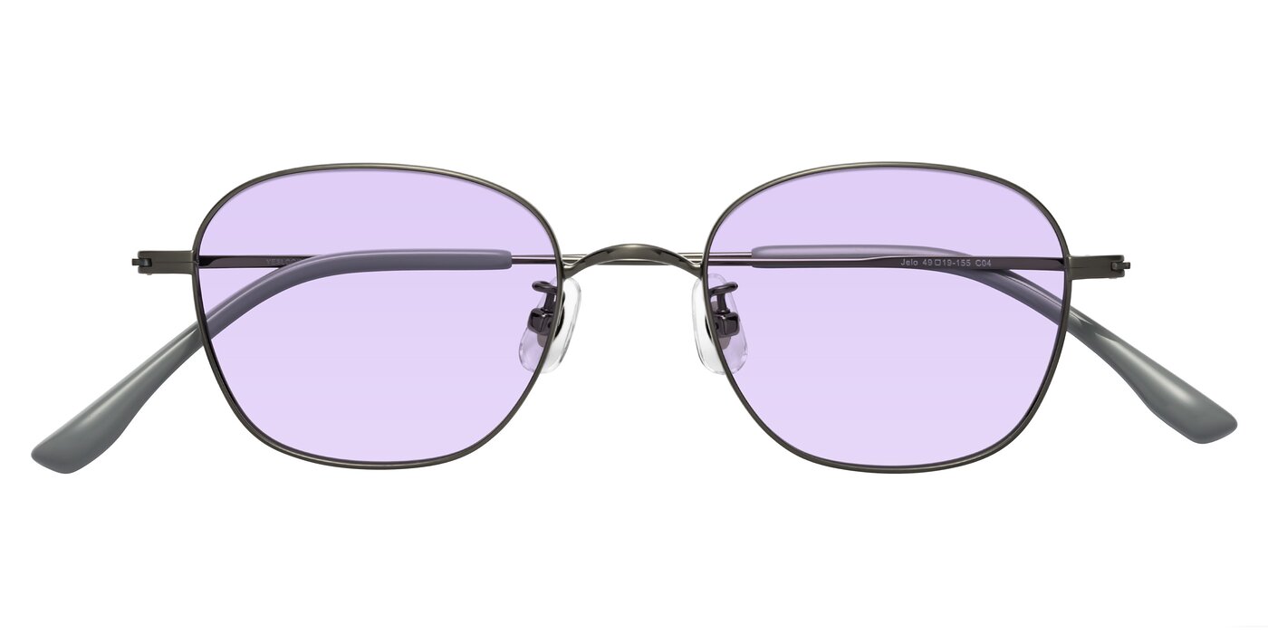 Jelo - Gunmetal Tinted Sunglasses