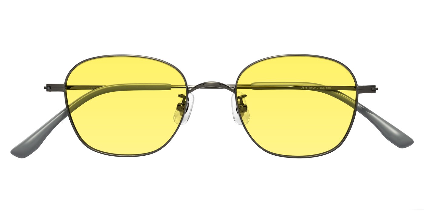 Jelo - Gunmetal Tinted Sunglasses