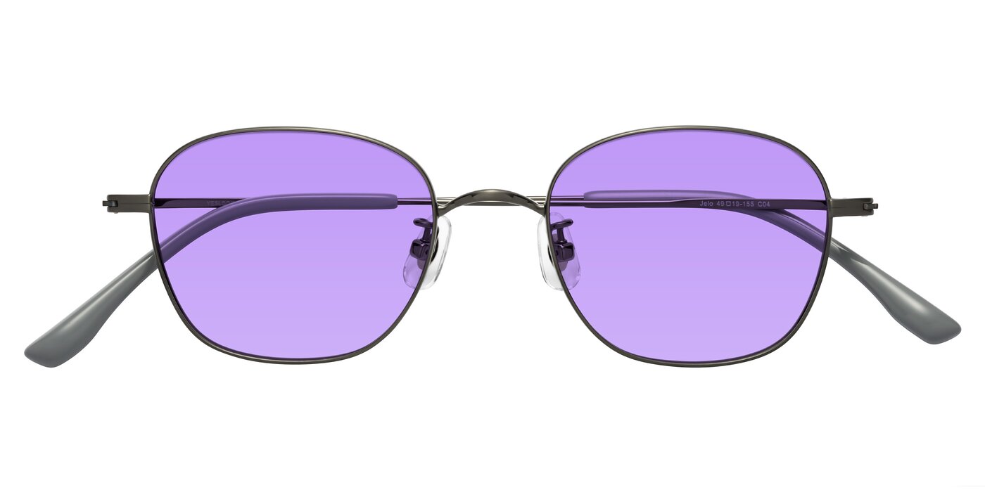 Jelo - Gunmetal Tinted Sunglasses