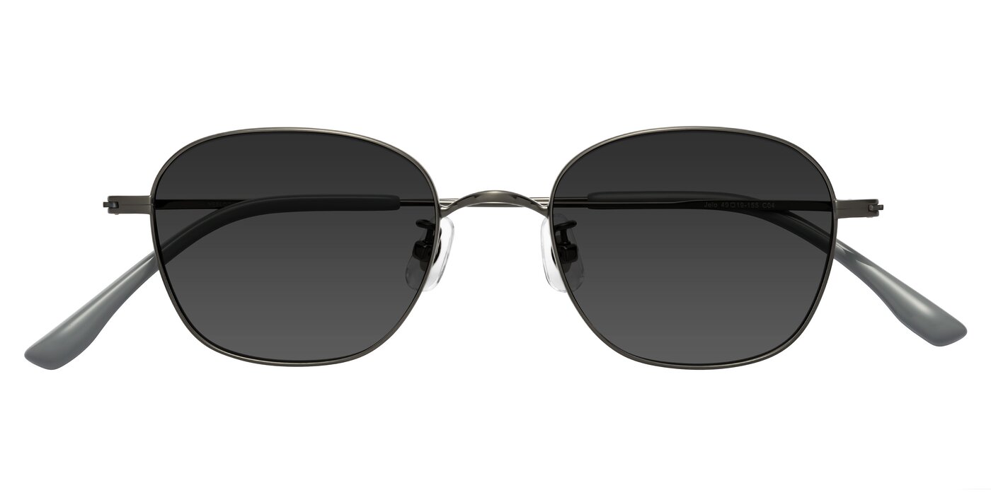 Jelo - Gunmetal Tinted Sunglasses