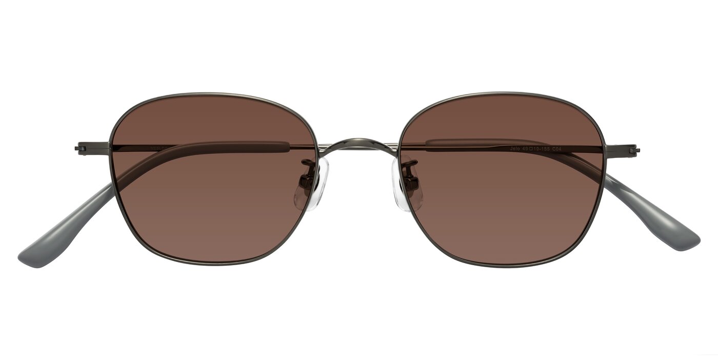 Jelo - Gunmetal Tinted Sunglasses