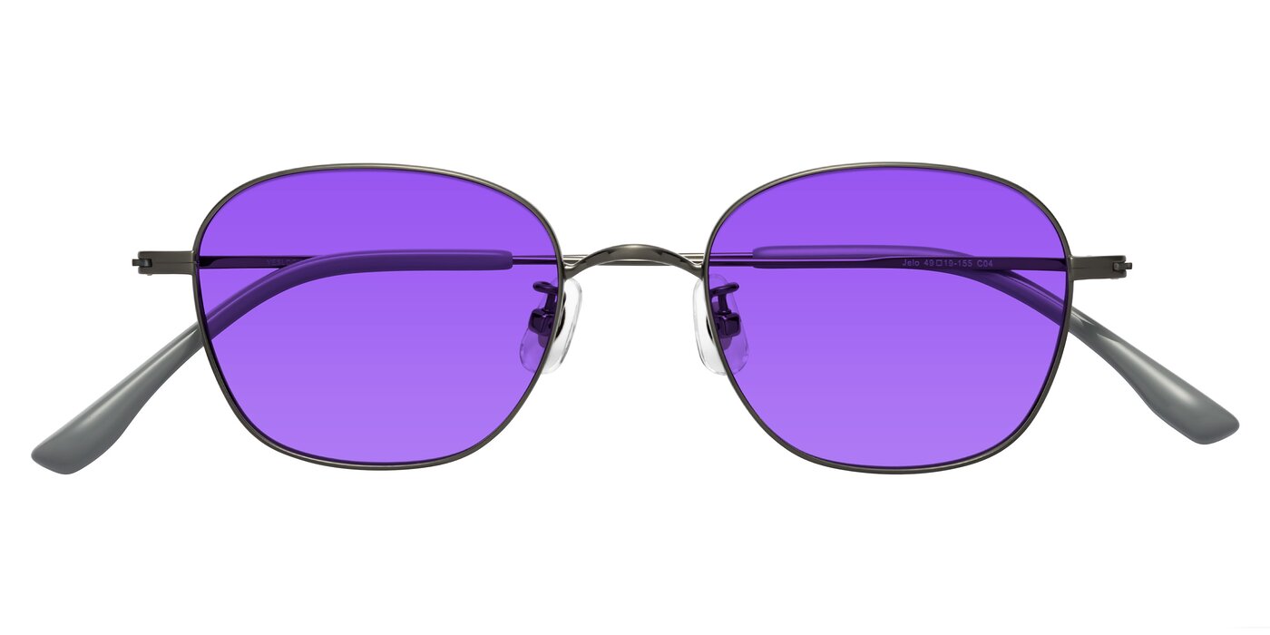 Jelo - Gunmetal Tinted Sunglasses