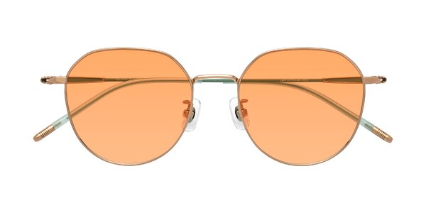 Front of Latiff in Rose Gold / Teal