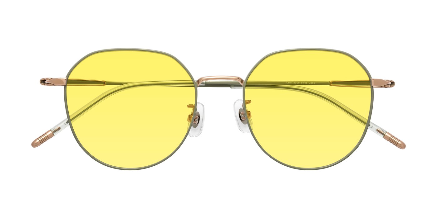 Latiff - Dusty Olive Tinted Sunglasses