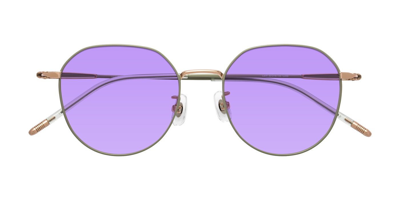 Latiff - Dusty Olive Tinted Sunglasses
