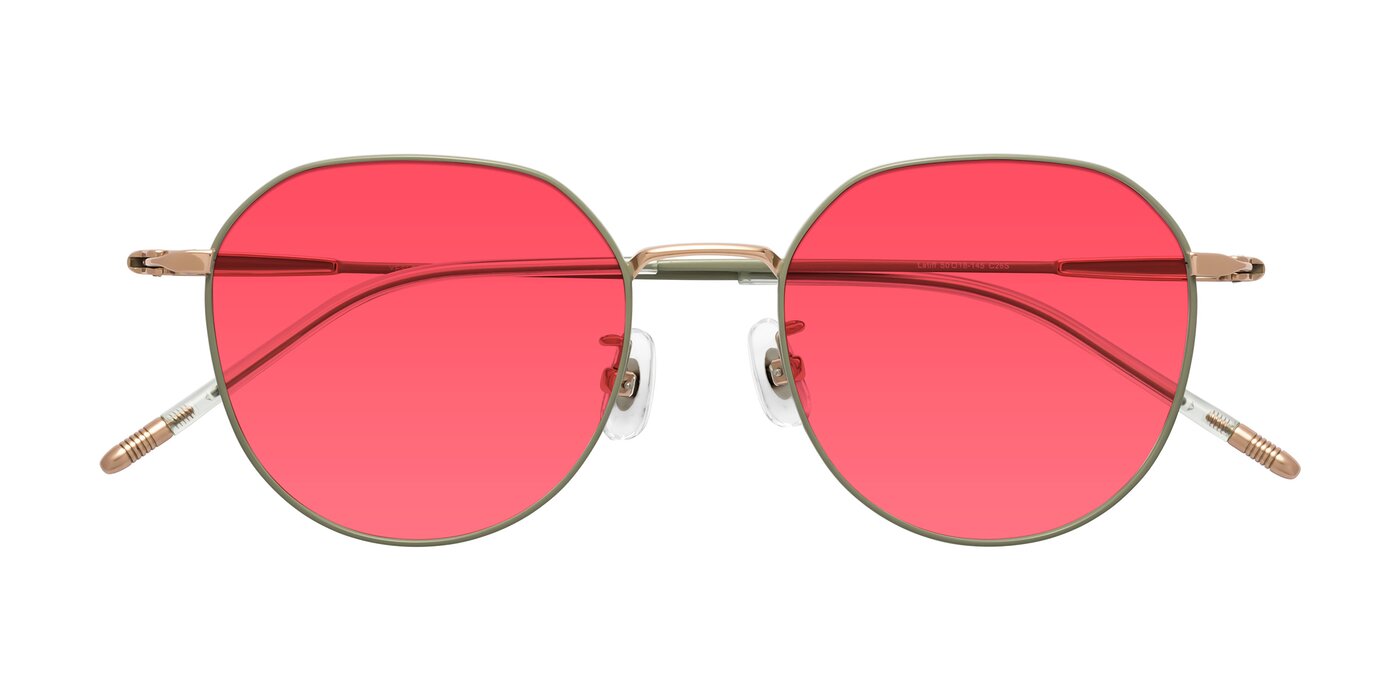 Latiff - Dusty Olive Tinted Sunglasses