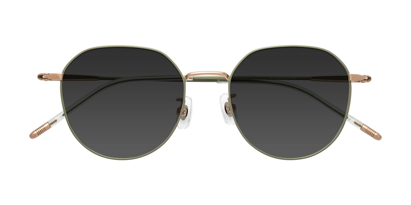 Latiff - Dusty Olive Tinted Sunglasses
