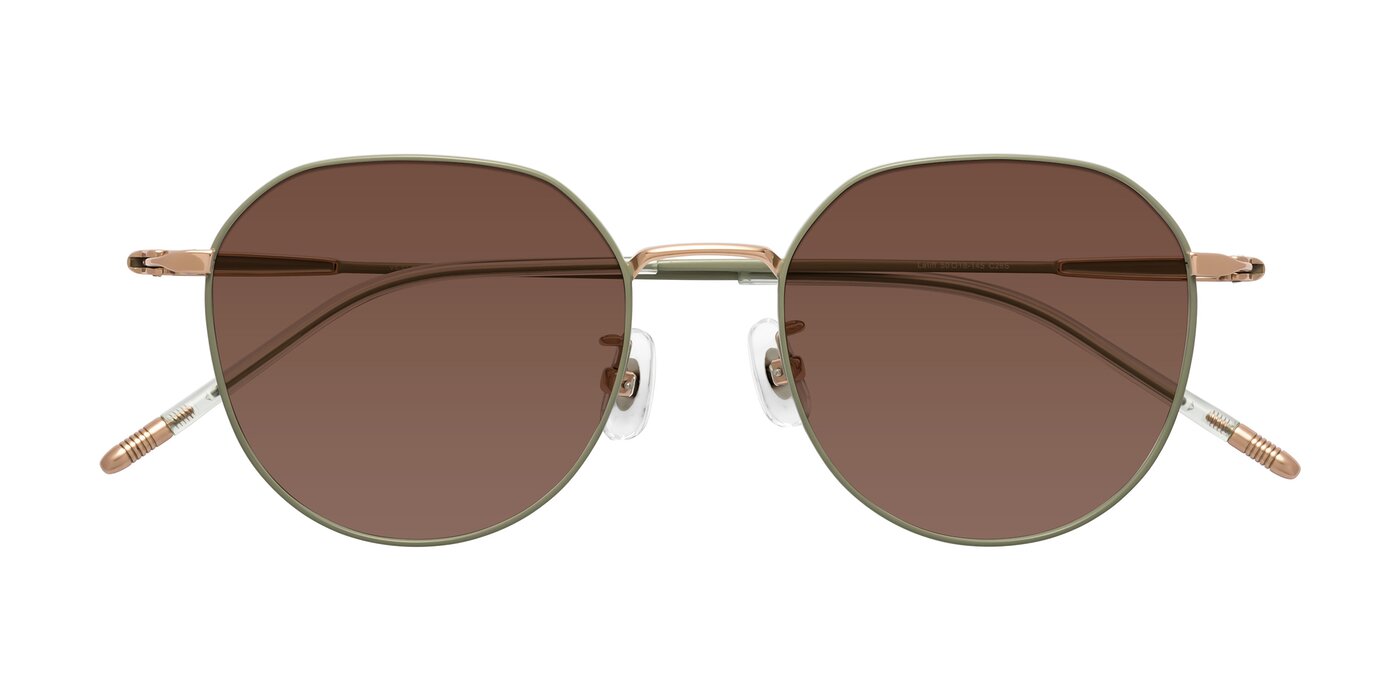 Latiff - Dusty Olive Tinted Sunglasses