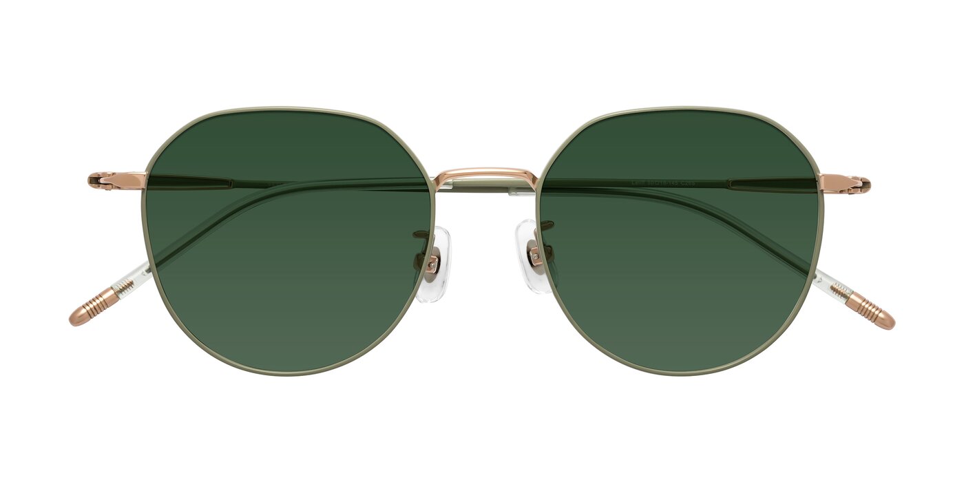 Latiff - Dusty Olive Tinted Sunglasses