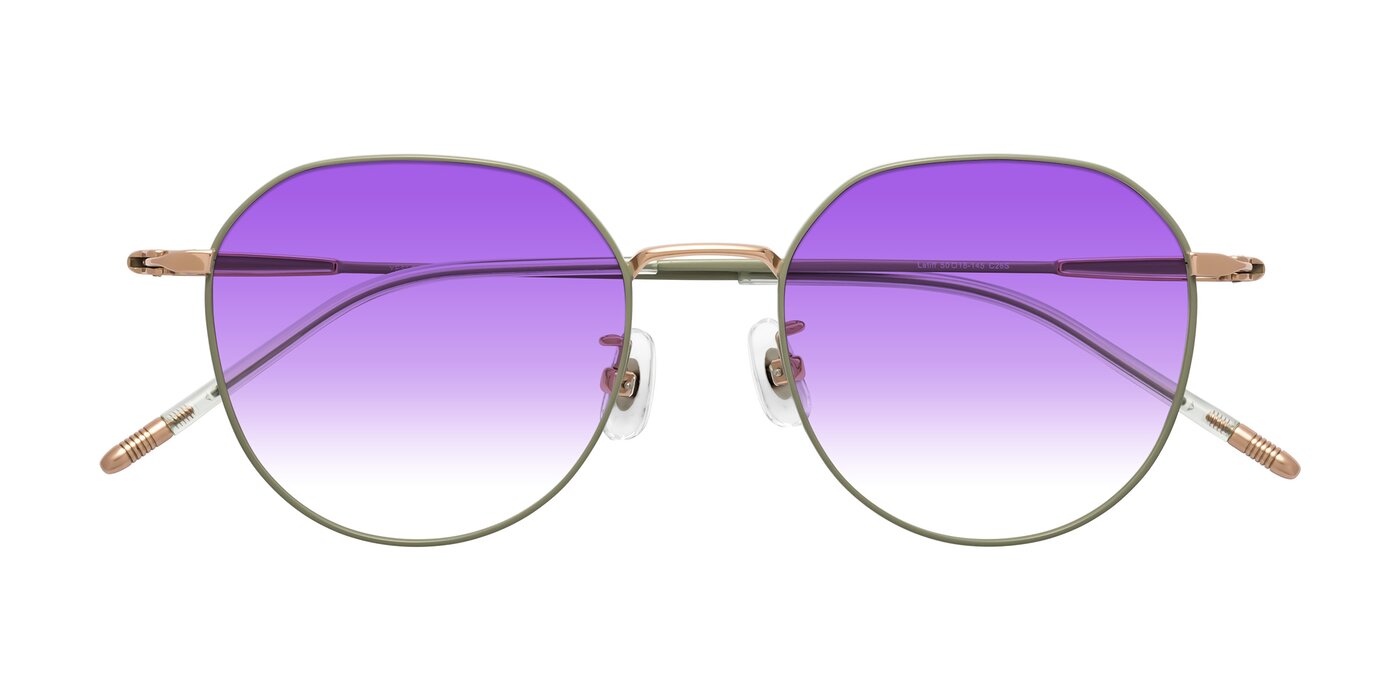 Latiff - Dusty Olive Gradient Sunglasses