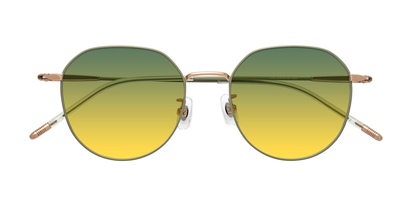 Latiff - Dusty Olive Gradient Sunglasses