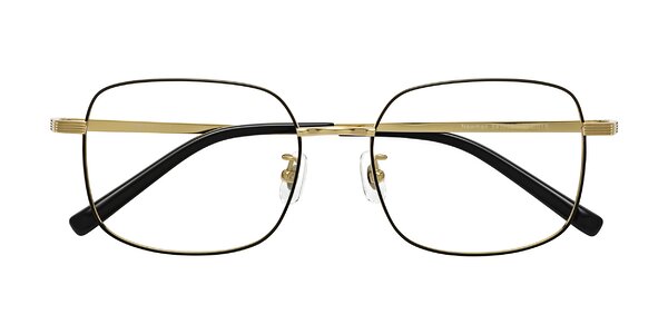 Front of Newman in Black / Gold
