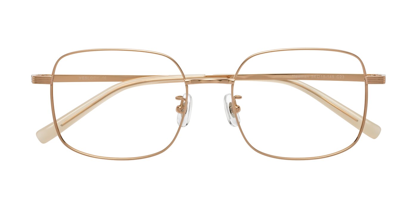 Newman - Rose Gold Eyeglasses